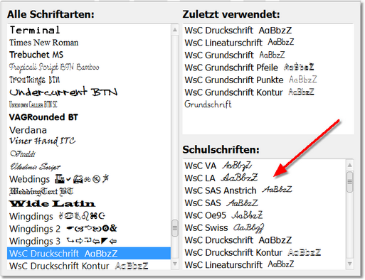 Font_Dropdown_DE